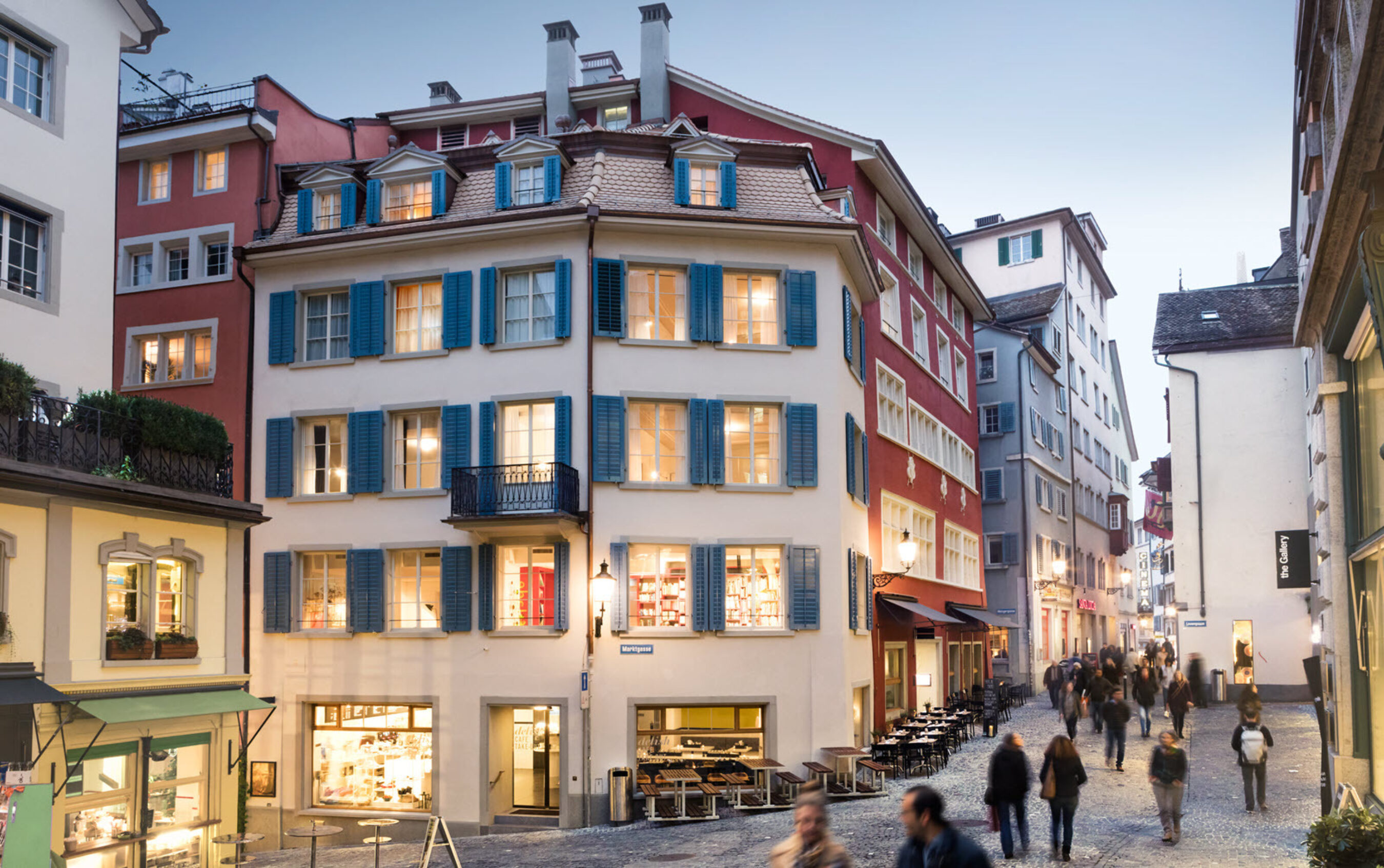 Zürich Marktgasse Hotel Aussenansicht