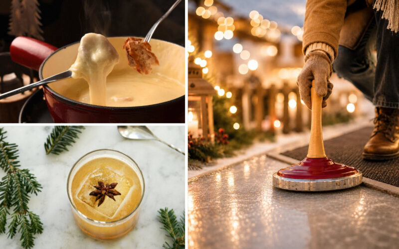 Team-Weihnachtsessen mit Eisstockschiessen im Courtyard Zürich Nord