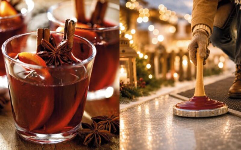 Weihnachtsfeier mit Eisstockschiessen im Courtyard Basel