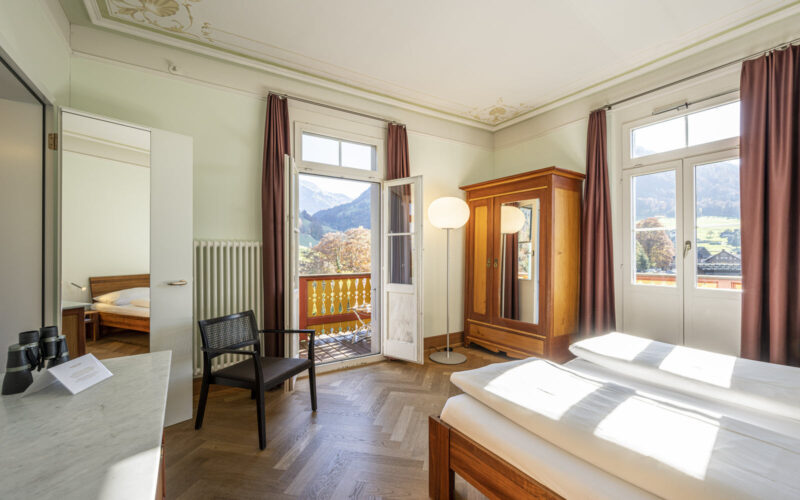 Übernachtung im Jugendstil-Hotel Paxmontana, Flüeli-Ranft (OW)