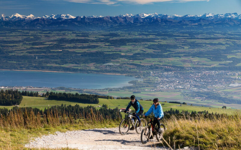 Das nördliche Waadtland mit dem Fahrrad erleben im Hotel La Prairie Yverdon-les-Bains