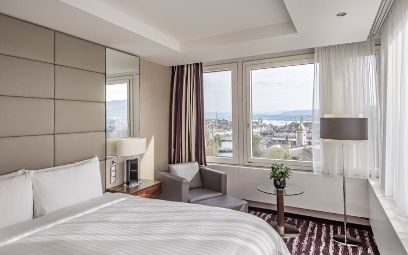 Ausgeruht ins Meeting: Zimmer zum Wohlfühlen im Zürich Marriott Hotel