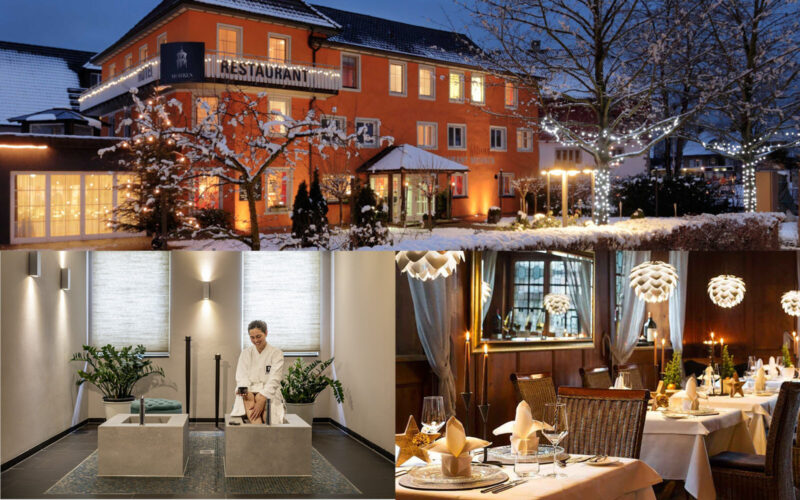 Winterstimmung im Ganter Hotel & Restaurant Mohren auf der Insel Reichenau (D)