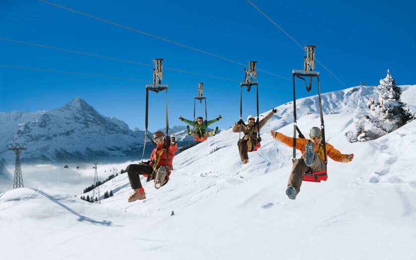KW 49 ns Sunstar Grindelwald Incentive Activities First Flyer Winter Berner Oberland Seminar Kongress events hotelbooker ch Gmb H