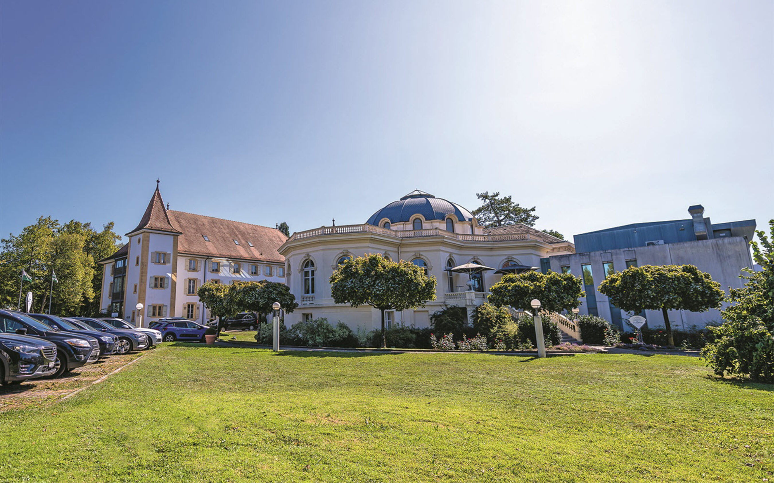 Yverdon les Bains Grand Hotel des Bains d Yverdon Aussenansicht