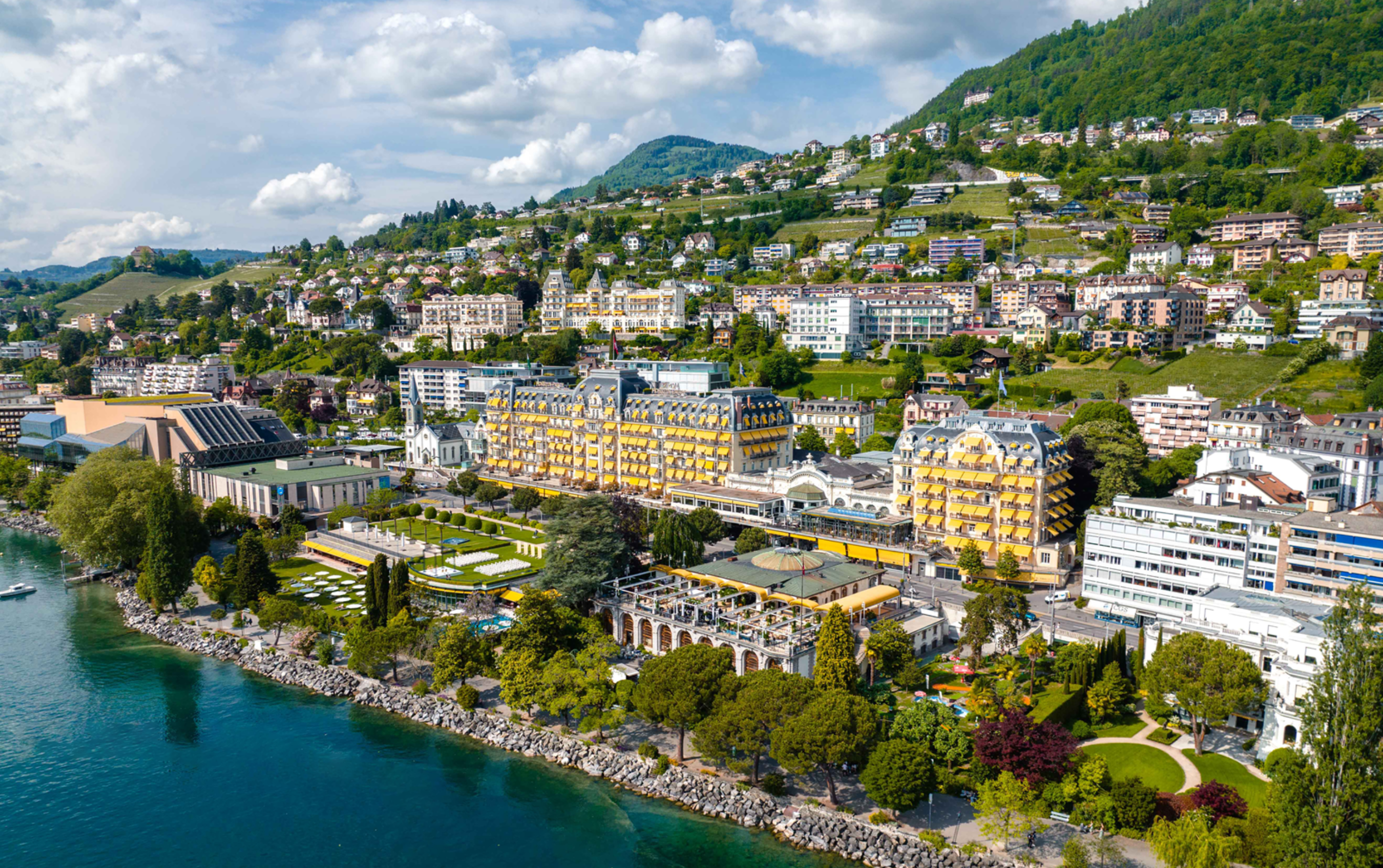 Montreux Hotel Fairmont Palace Aussenansicht