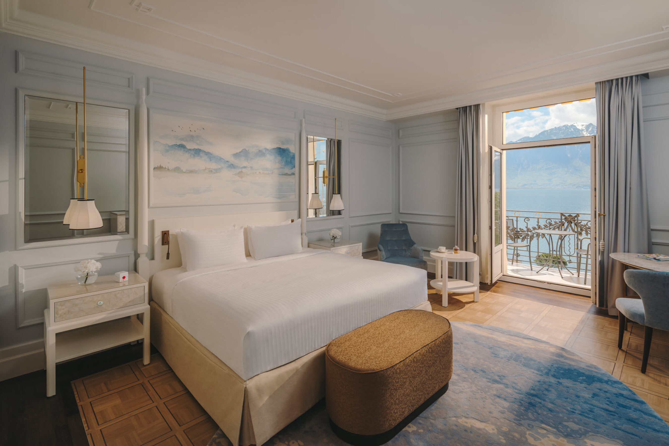 Montreux Hotel Fairmont Palace Hotelzimmer